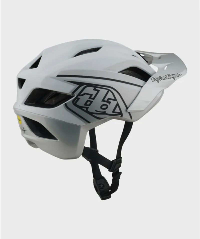 Troy Lee Flowline SE Phantom MTB Helmet White-1