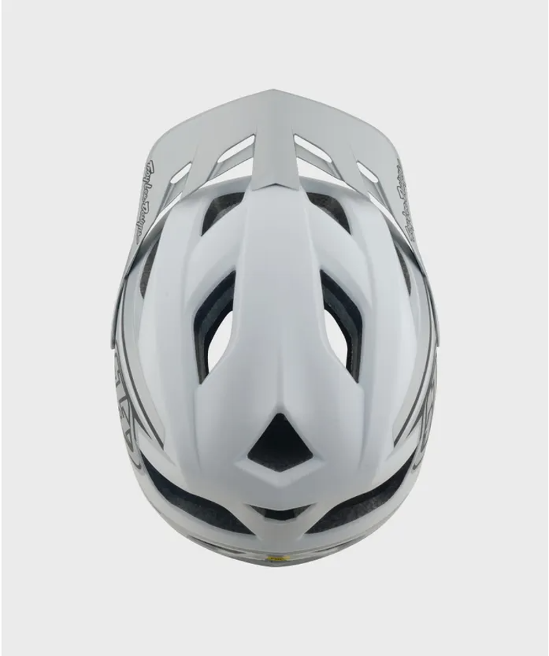 Troy Lee Flowline SE Phantom MTB Helmet White-5