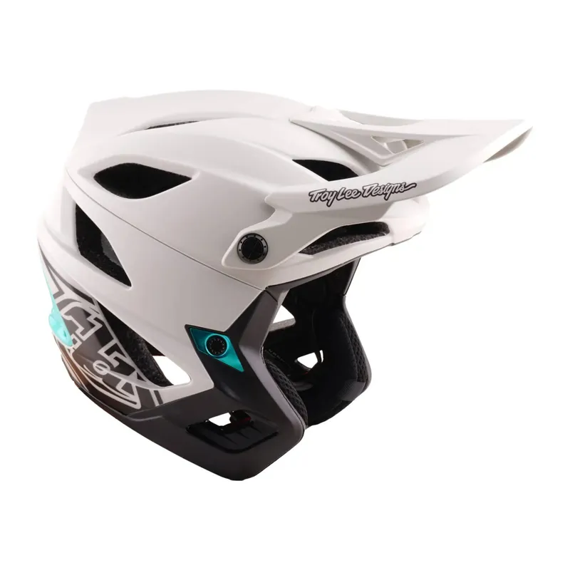 Troy Lee Designs Stage Stunt MIPS MTB Helmet Pumice/Real Teal-6