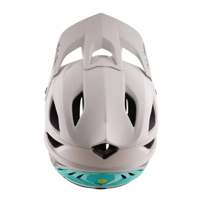 Troy Lee Designs Stage Stunt MIPS MTB Helmet Pumice/Real Teal-7
