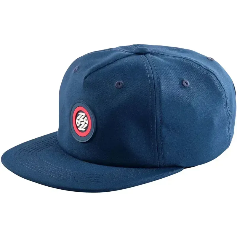Troy Lee Designs Unstructured Snapback Cap / Spun - Blue one size