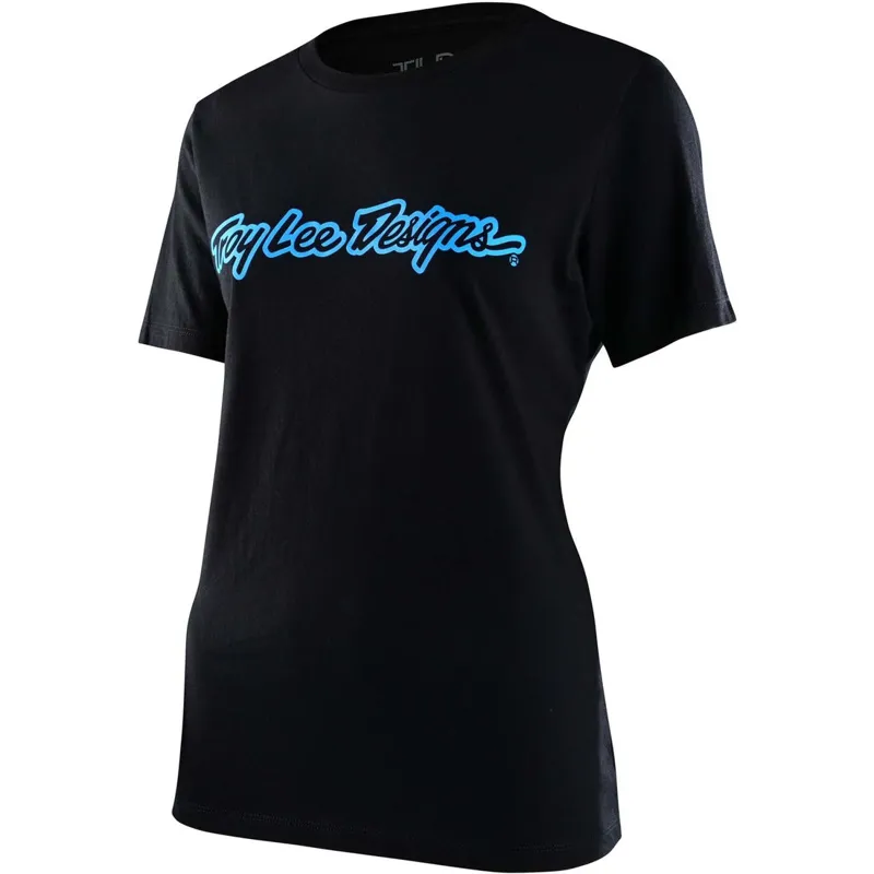 Troy Lee Designs Women's Signature Short Sleeve T-Shirt / Black