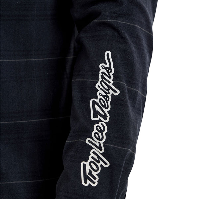 Troy Lee Grind Yarn Dyed Plaid Flannel Shirt Carbon -5