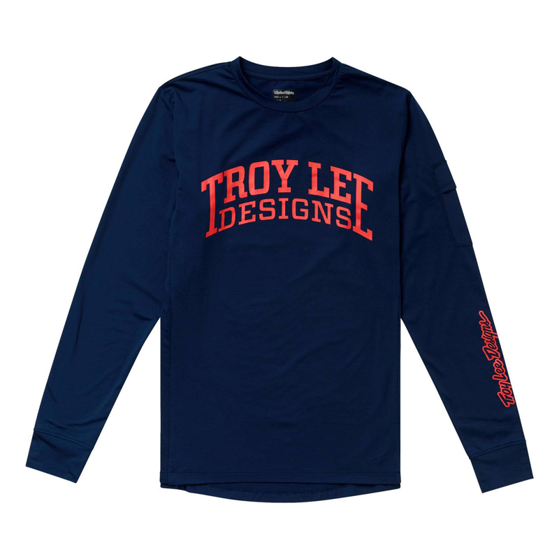 Troy Lee Ruckus Ride Gravity Club Long Sleeve Tee Shirt Midnight