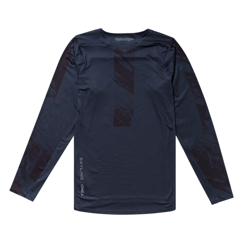 Troy Lee Skyline Chill Rockslide Long Sleeve Jersey Obsidian-1
