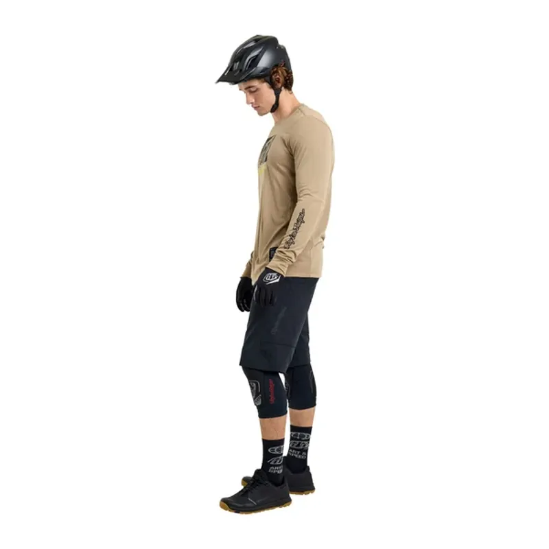 Troy Lee Designs Skyline Ride Scrubbed Long Sleeve Tee Shirt Timber-10