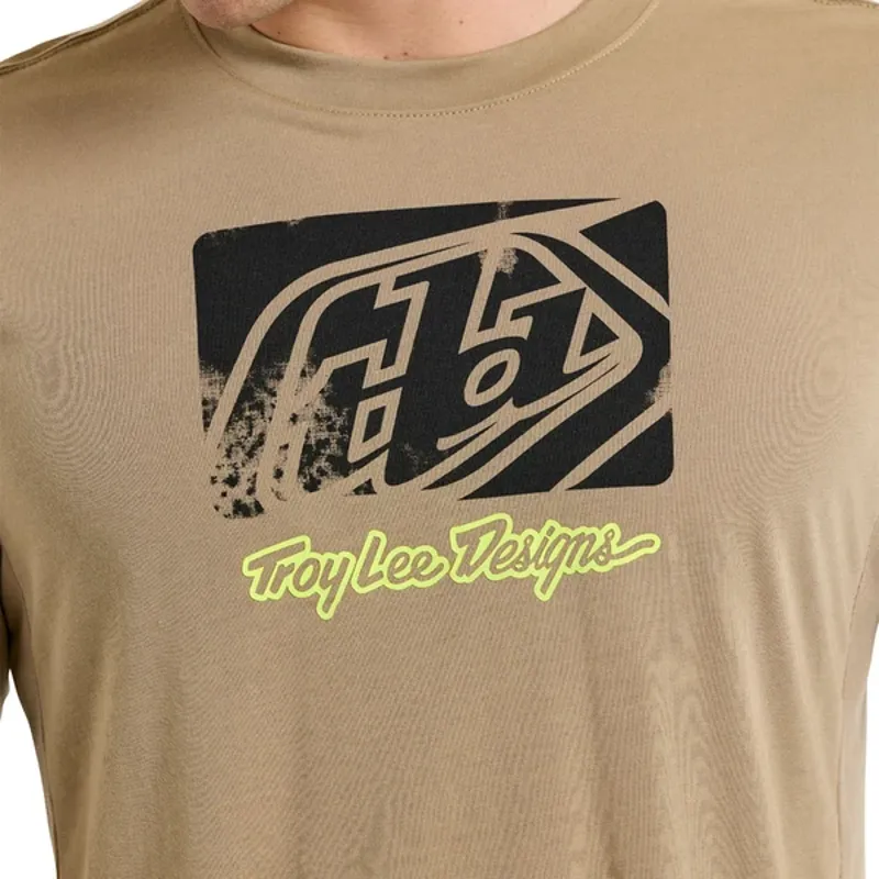 Troy Lee Designs Skyline Ride Scrubbed Long Sleeve Tee Shirt Timber-5