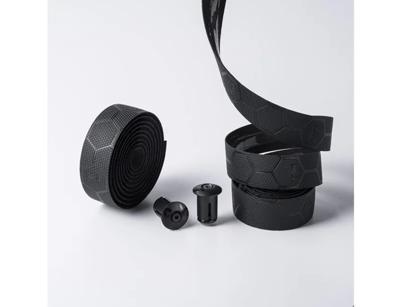 Fabric HexDuo Handlebar Tapes x2 Rolls 2000x30x3.5mm Black-4