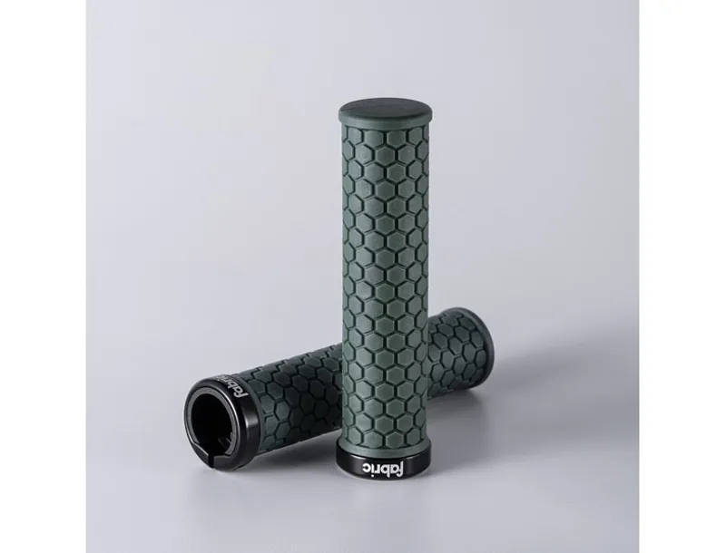 Fabric Honey Lock On Grips 132mmx30mm Dark Green-1