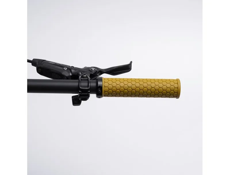 Fabric Honey Lock On Grips 132mmx30mm Dark Yellow-2