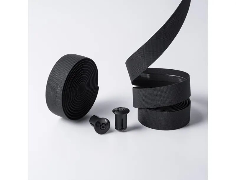 Fabric Knurl Gravel Handlebar Tapes x2 Rolls 2000x30x2.5mm Black-4