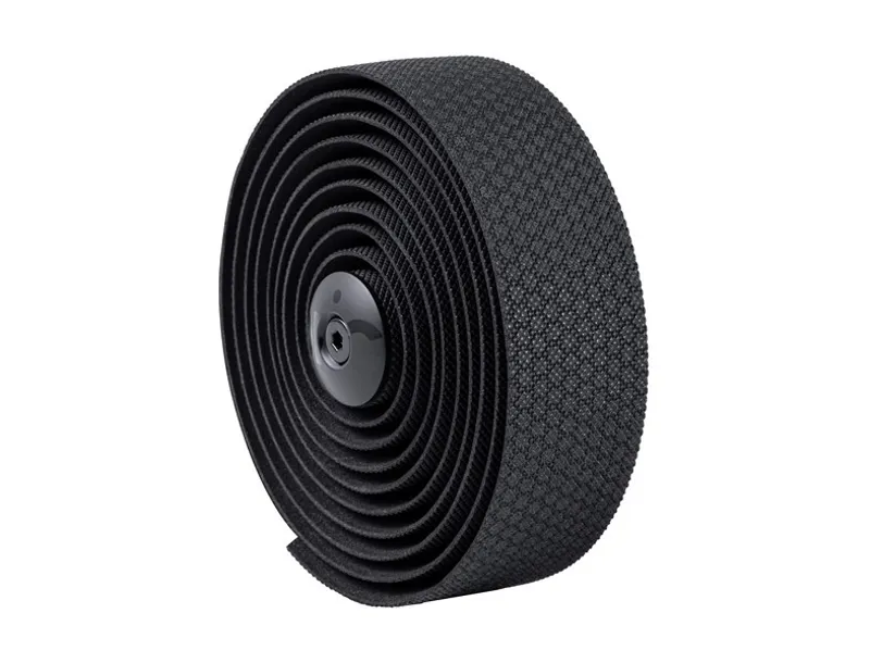 Fabric Knurl Gravel Handlebar Tapes x2 Rolls 2000x30x3.5mm Reflective/Black