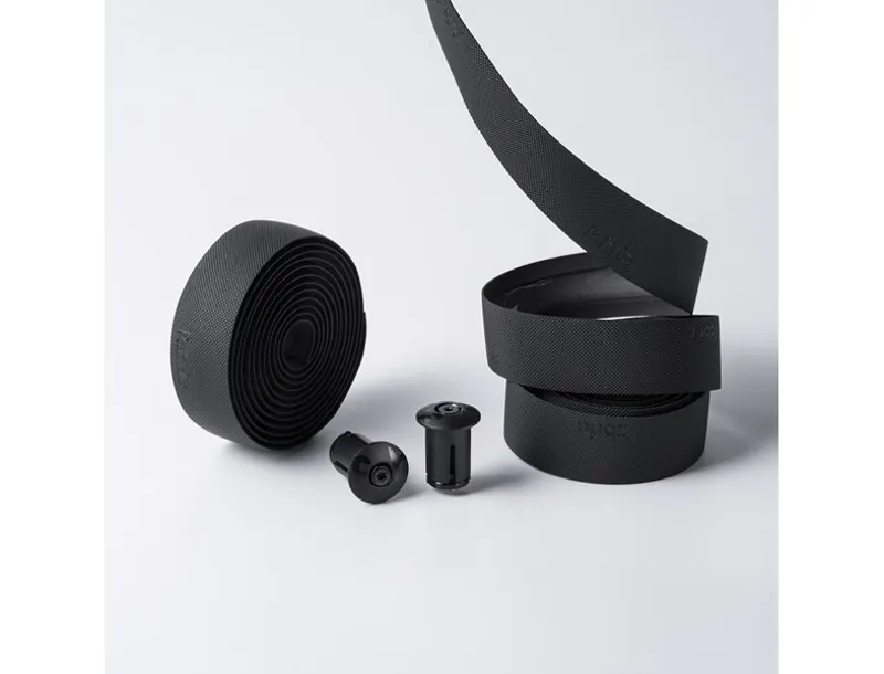 Fabric Knurl Handlebar Tapes x2 Rolls 2000x30x2.5mm Black-4