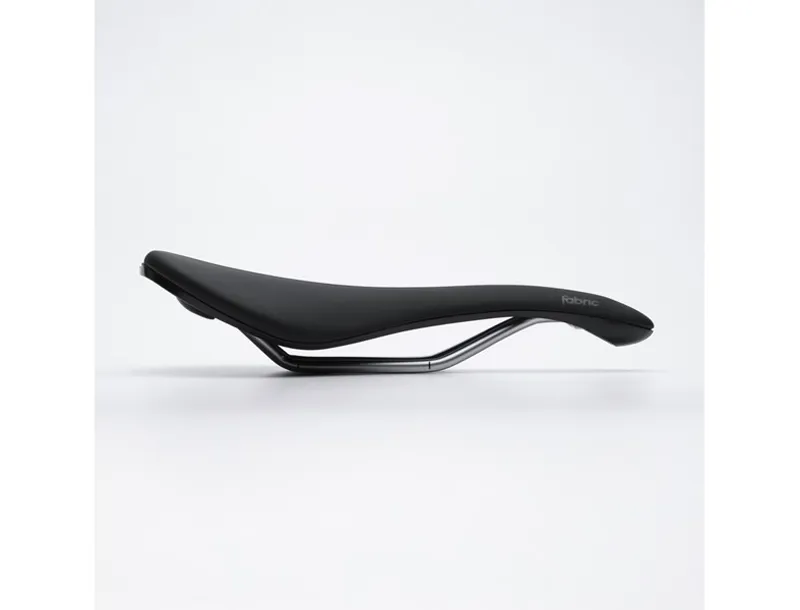 Fabric Scoop Line Elite Shallow Saddle Cro-Mo Rail 142mmx282mm Black-2