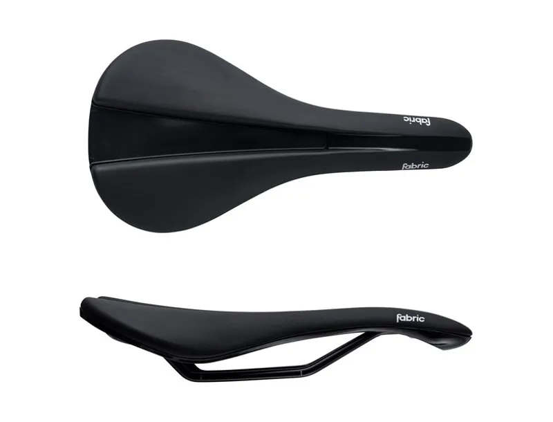 Fabric Scoop Line Sport Shallow Saddle Steel Rail 142mmx282mm Black-6