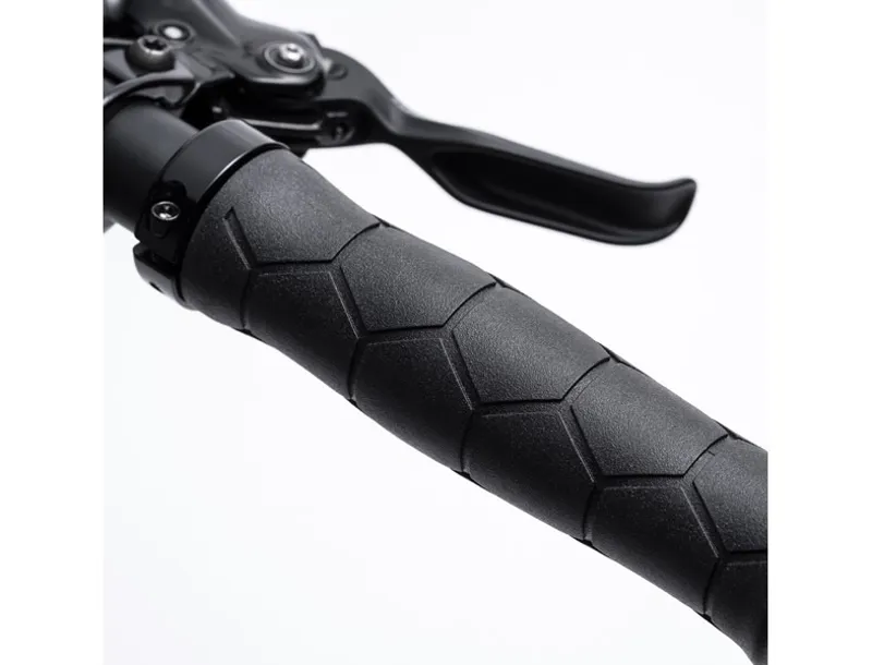 Fabric Semi-Ergo Silicone Lock On Grips: 135mmx32mm-3