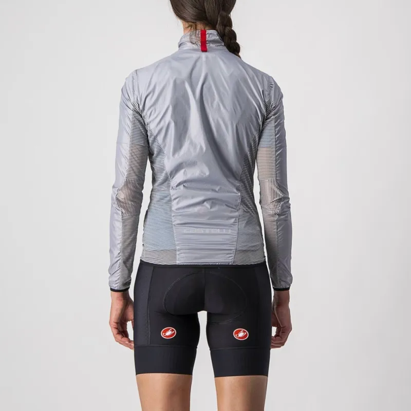 Castelli Aria Shell Women's Jacket Silver Grey-1