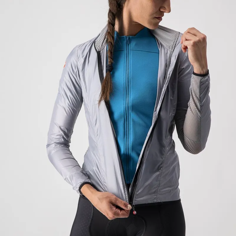 Castelli Aria Shell Women's Jacket Silver Grey-5