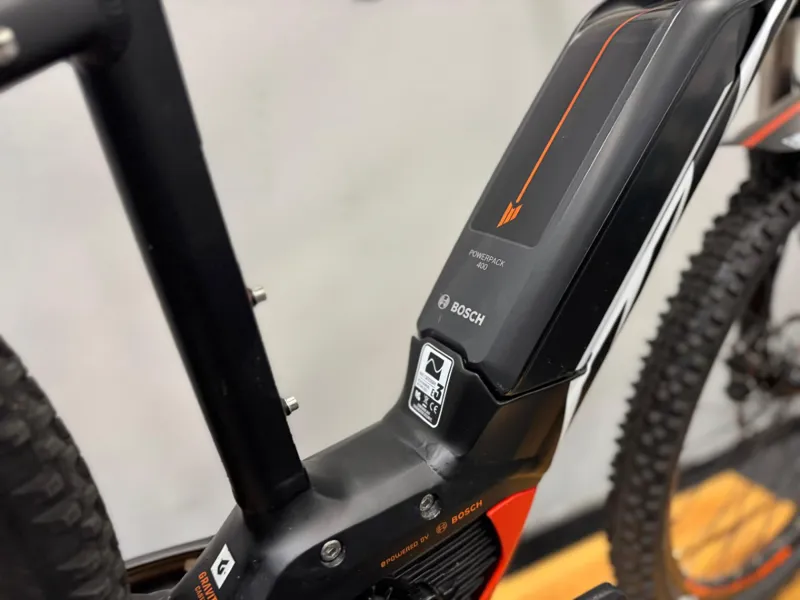 Second Hand KTM Macina 272 Action 27.5in Electric Mountain Bike 2017 Black/Orange-1