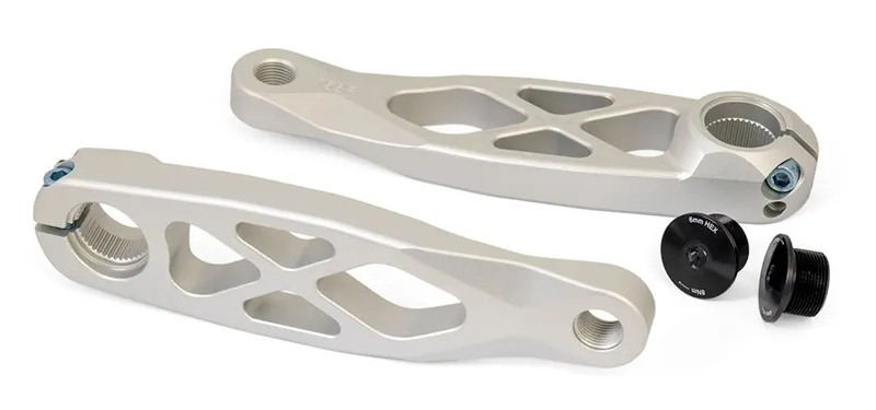 5Dev eBike Shimano EP8 Crankset Raw Silver