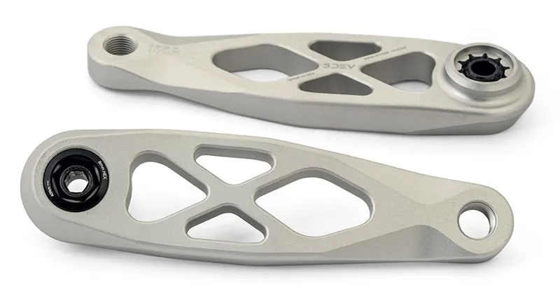 5Dev E-Bike ISIS Crankset Raw Silver