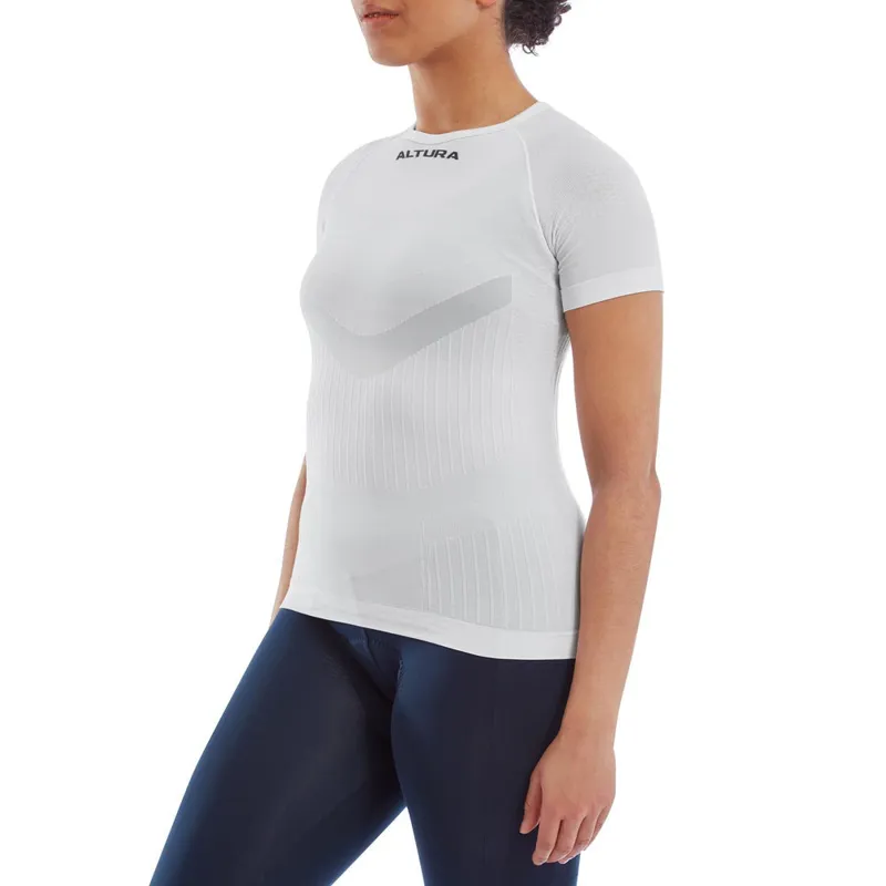 Altura Tempo Seamless SS Baselayer White-5