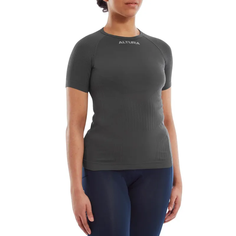 Altura Tempo Seamless SS Baselayer Charcoal-4