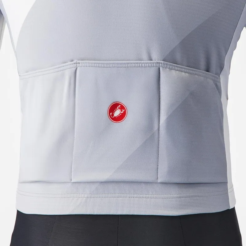 Castelli Amplify Thermal Jersey Vortex Grey/Silver Grey/White-3