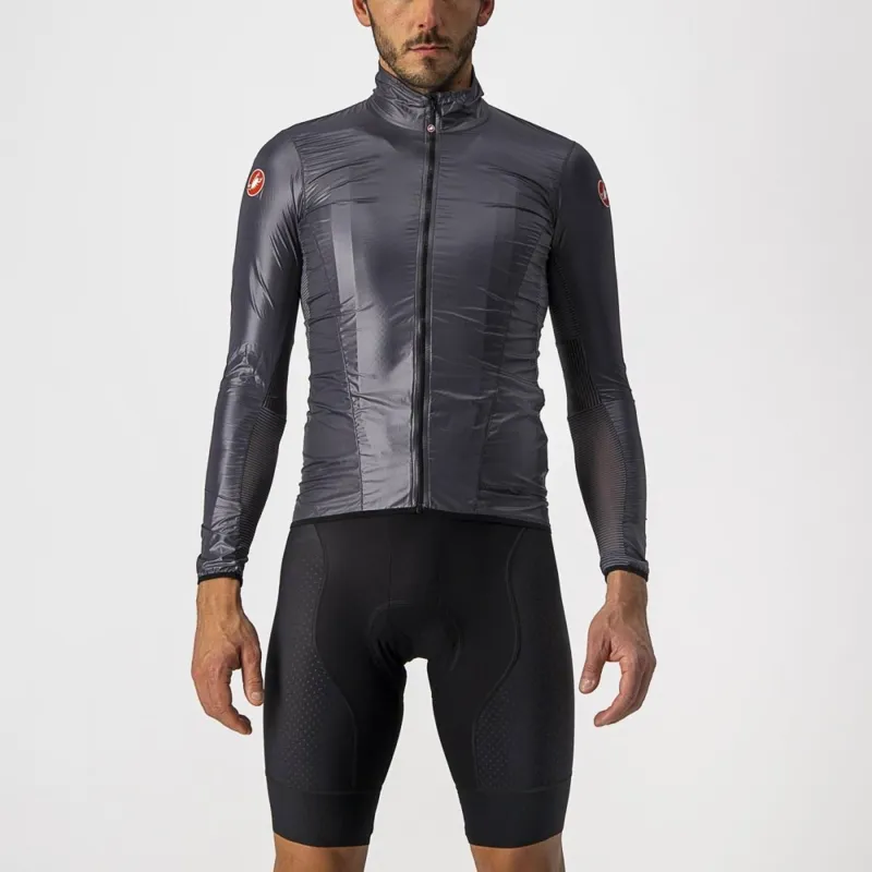 Castelli Aria Shell Jacket Dark Grey 