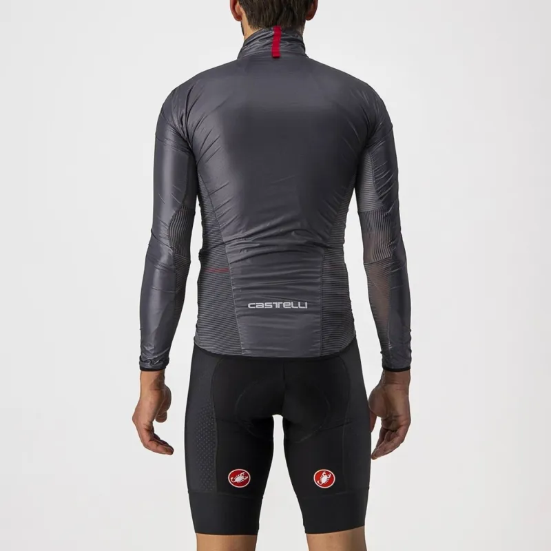 Castelli Aria Shell Jacket Dark Grey -1