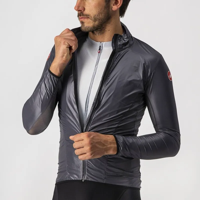 Castelli Aria Shell Jacket Dark Grey -2