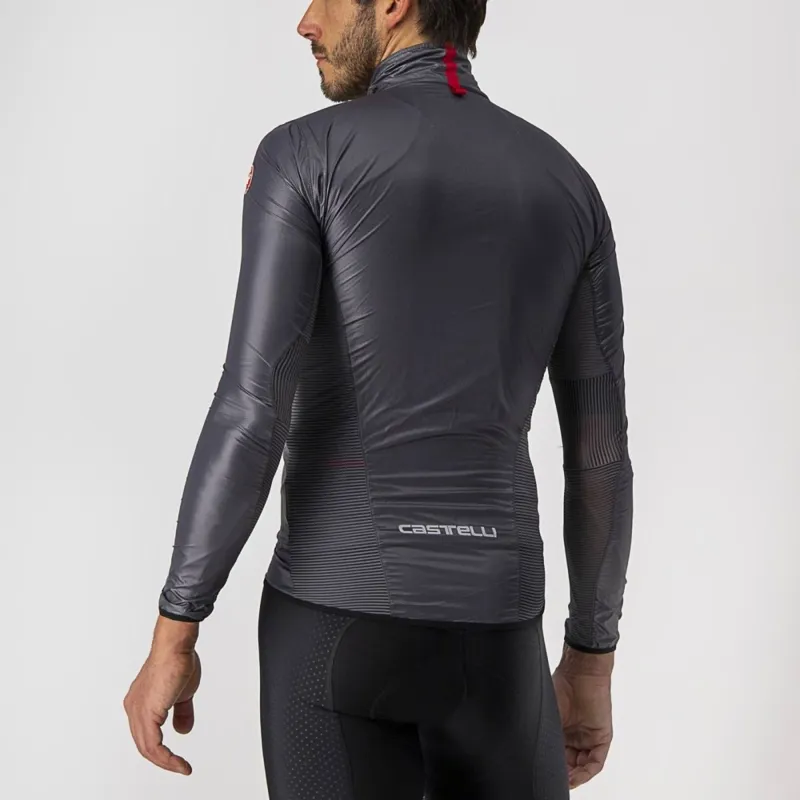 Castelli Aria Shell Jacket Dark Grey -6