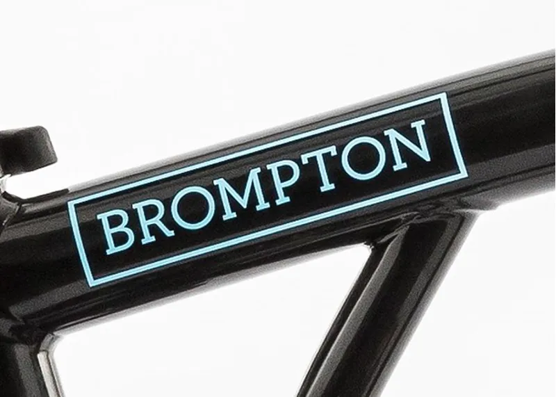 Brompton Main Frame Decal Logo Blue