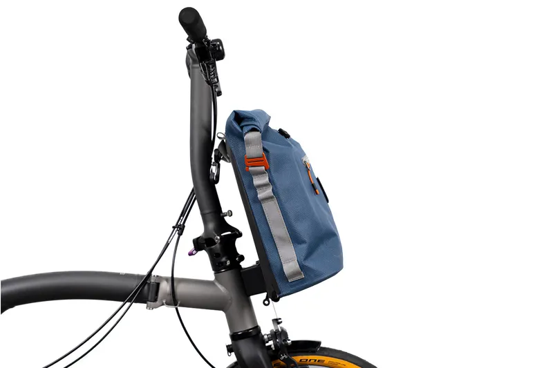 Brompton Borough Waterproof Roll Top Bag Small Navy-1