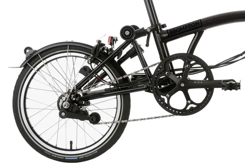 Brompton Electric C Line 12 Speed Mid Bar Folding Bike 2025 Matt Black-3