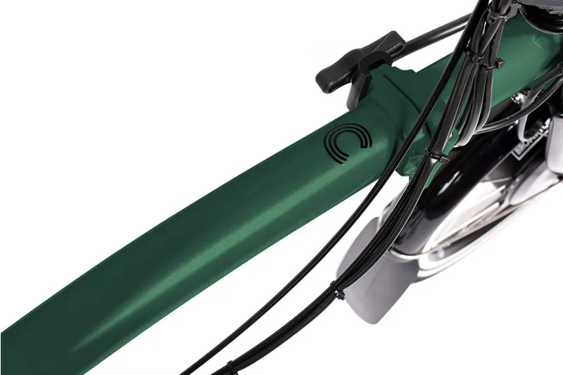 Brompton Electric C Line 12 Speed Mid Bar Folding Bike 2025 Racing Green-5