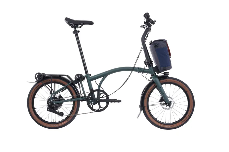 Brompton Electric G Line With Roller Rack Folding Bike 2025 Forest Green