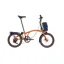 Brompton Electric G Line With Roller Rack Folding Bike 2025 Adventure Orange