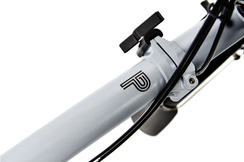 Brompton P Line High 12 Speed Folding Bike 2025 Lunar Ice Metallic-6