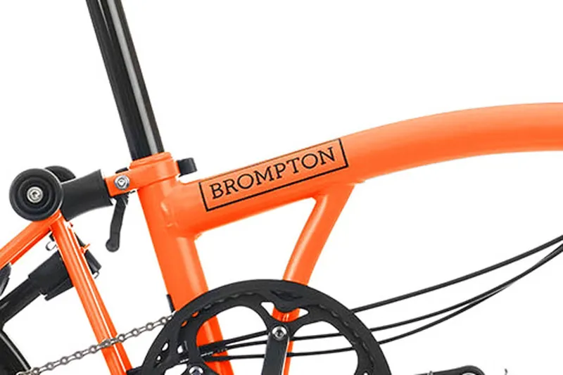 Brompton C Line Low 6 Speed Folding Bike 2025 Sunset Orange-5