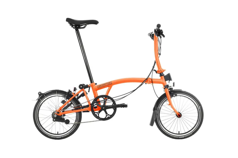 Brompton C Line Low 6 Speed Folding Bike 2025 Sunset Orange