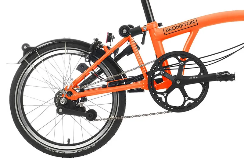 Brompton C Line Low 6 Speed Folding Bike 2025 Sunset Orange-4