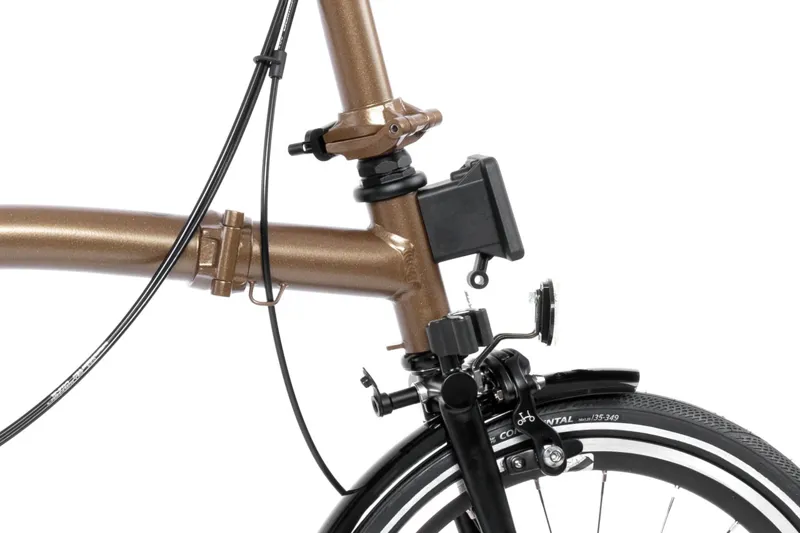25 Brompton P Line Mid Bar 12 Speed Standard Seatpost Bronze Sky/Matt Black-6