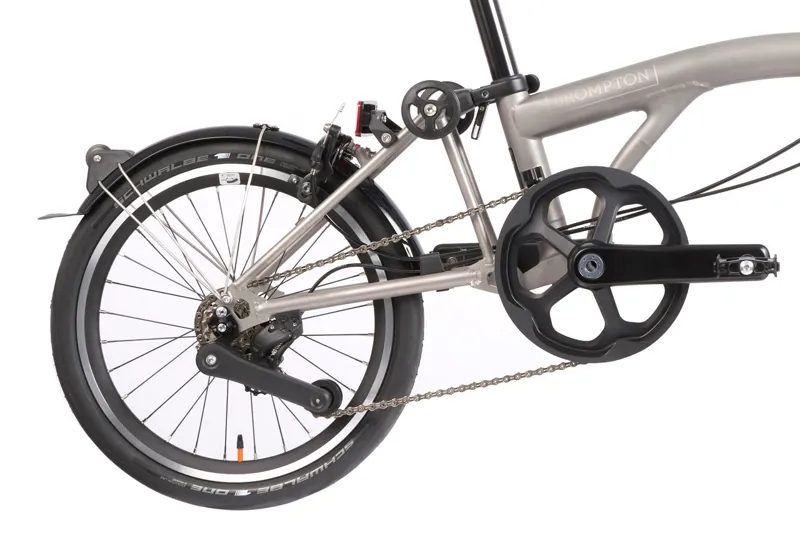 Brompton T Line Low Bar 12 Speed 2025 Titanium Folding Bike-3