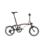 Brompton P Line Low Folding Bike 2025 12 Speed Bronze Sky Metallic