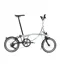 Brompton P Line Mid Bar 12 Speed Folding Bike 2025 Lunar Ice