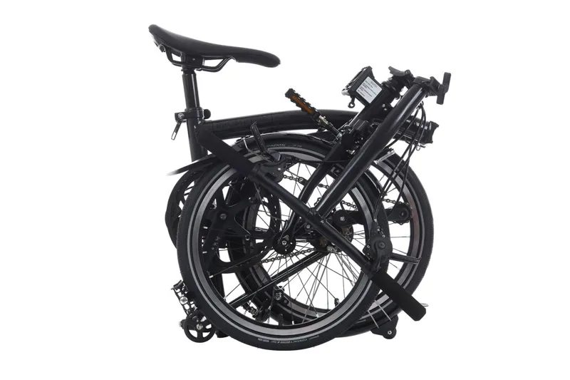 Brompton P Line Low 12 Speed Folding Bike 2025 Midnight Black Metallic-3
