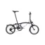 Brompton P Line Low 12 Speed Folding Bike 2025 Midnight Black Metallic