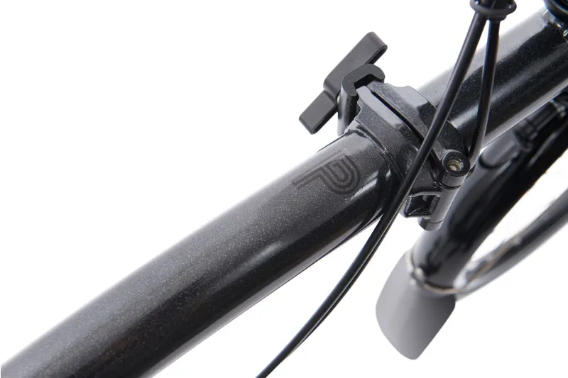 Brompton P Line Mid Bar 12 Speed Folding Bike 2025 Midnight Black-4