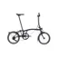 Brompton P Line Mid Bar 12 Speed Folding Bike 2025 Midnight Black